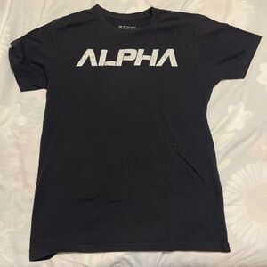 Black Short Sleeve Graphic Tee